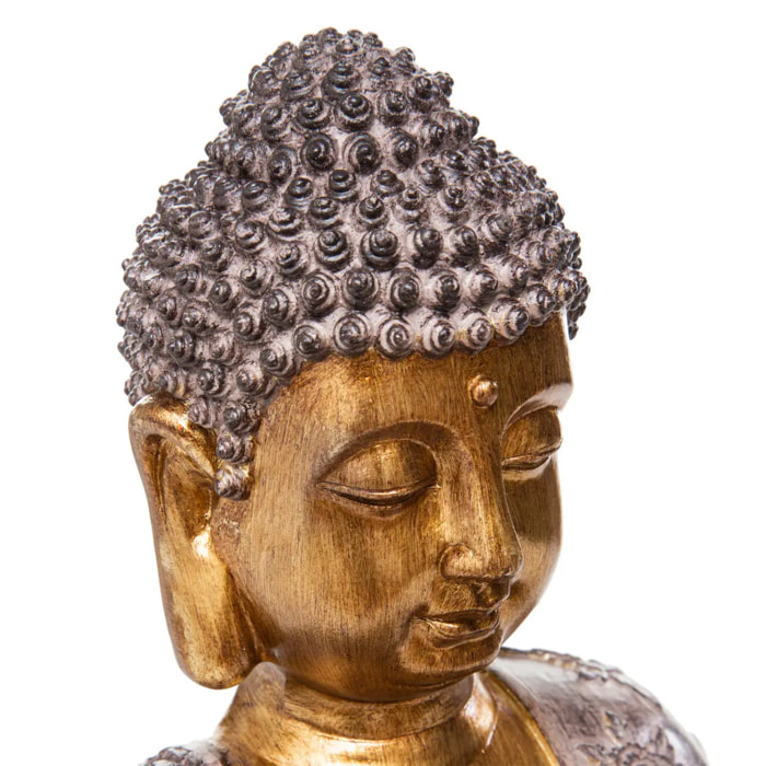 Bouddha assis Lee H.37cm résine