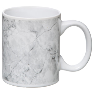 Taza cracovia mármol blanca m 35cl