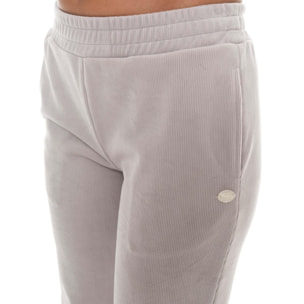 Pantalones palazzo de terciopelo a rayas para mujer Leone 1947 Glam Winter