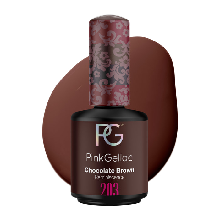 Vernis semi-permanent - 203 Chocolate Brown - 15 ml