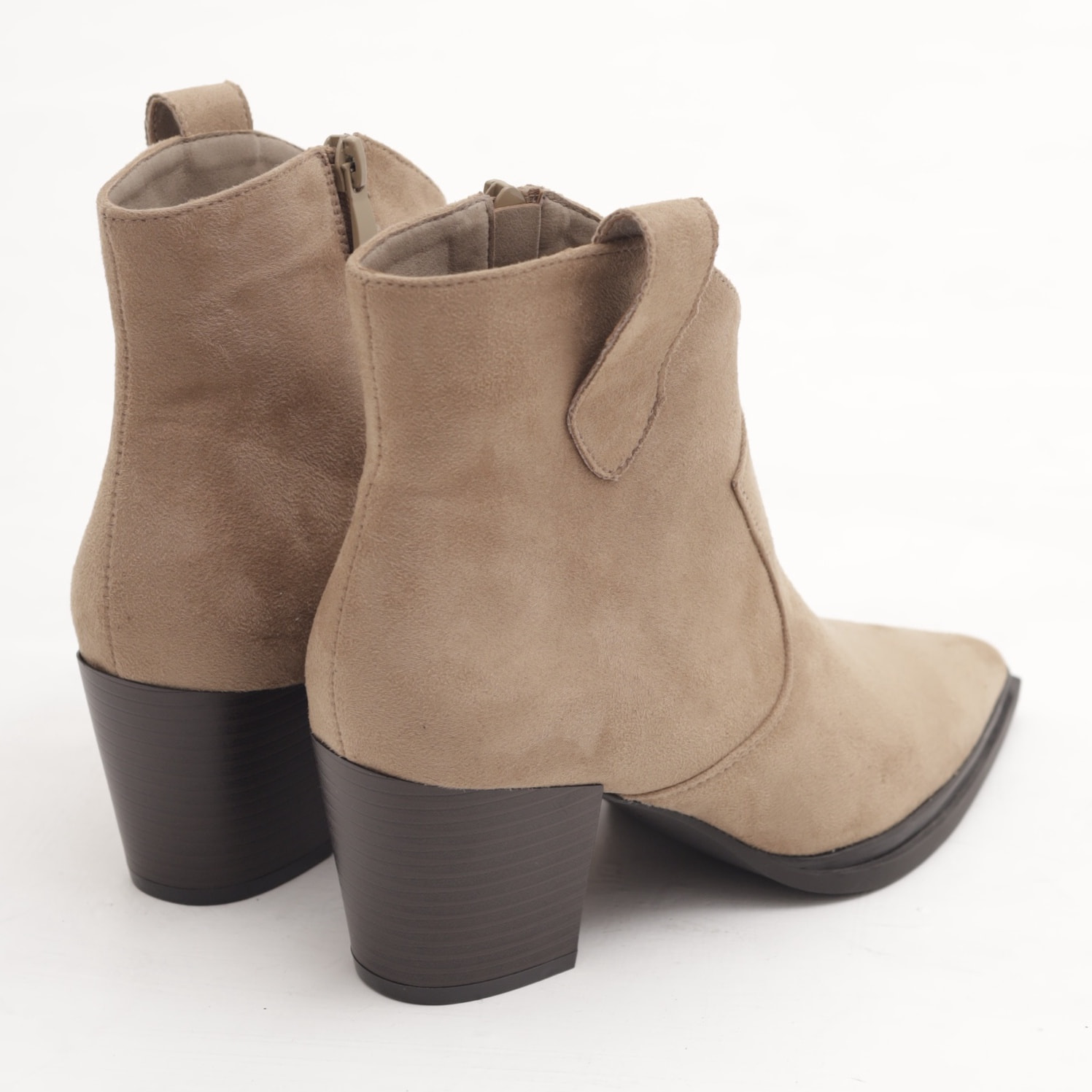 STIVALETTO TEXANO LISCIO TORTORA