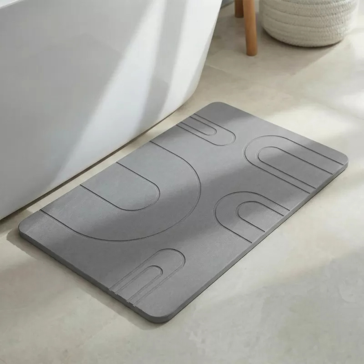 TAPIS DE BAIN DIATOMITE CASEY 60X39CM MSV