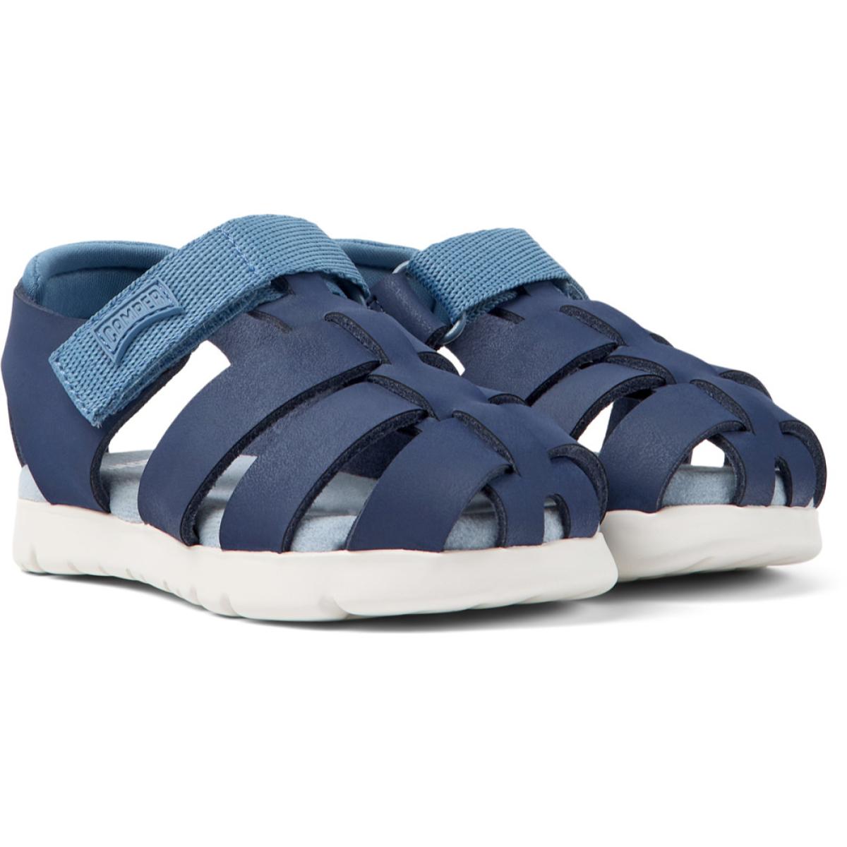 CAMPER Oruga - Sandalias Azul Infantil Unisex