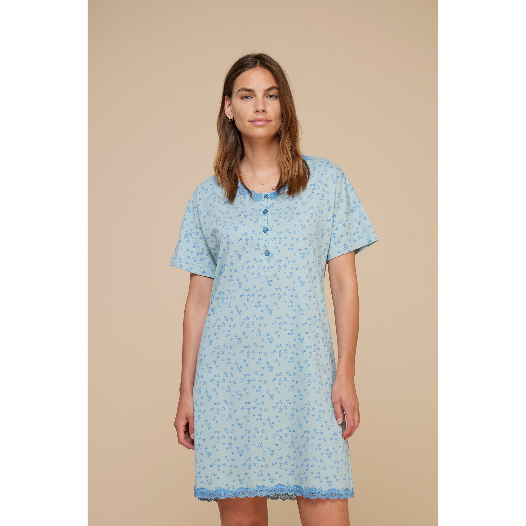 Camicia da notte donna cotone florenza Noidinotte