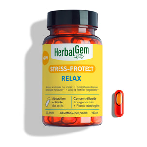 Herbalgem- Complément alimentaire Relax - 30 GELULES