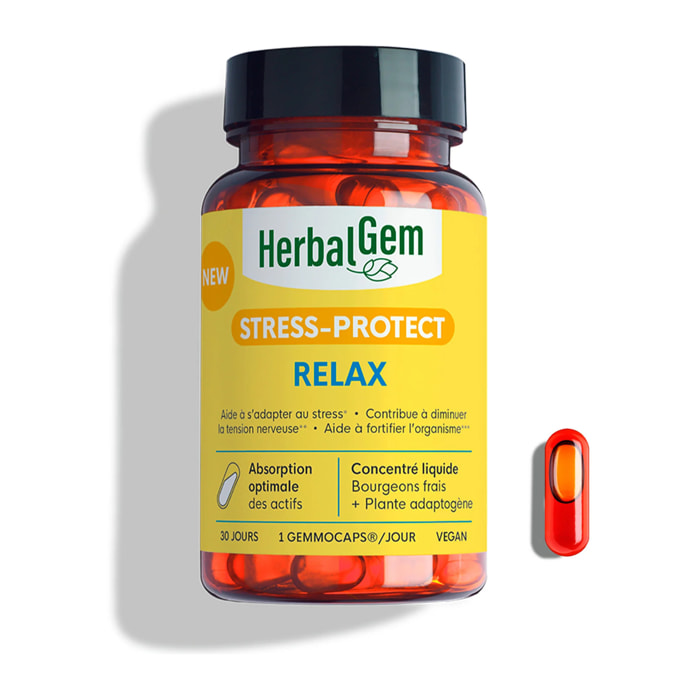 Herbalgem- Complément alimentaire Relax - 30 GELULES