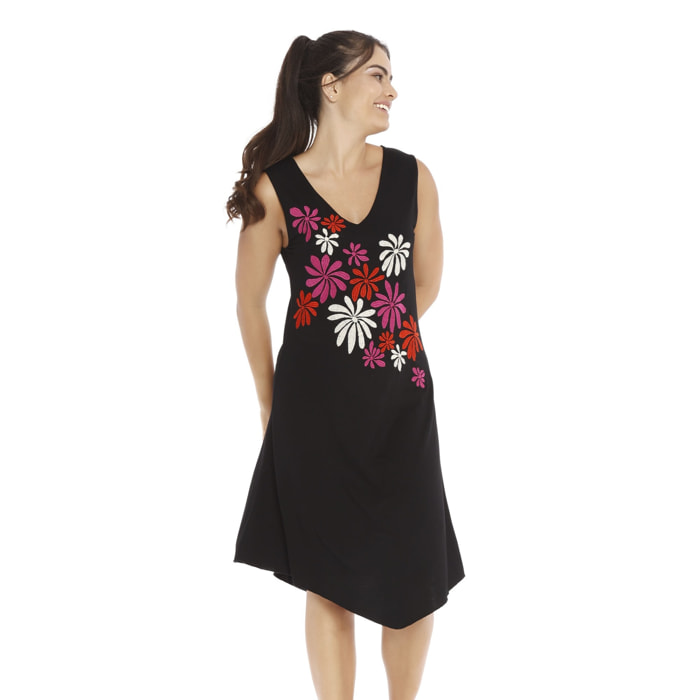 Mamatayoe Vestido Parnassia Para Mujer, Negro