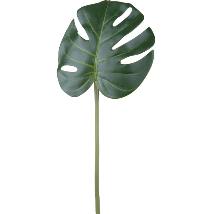 Foglia Monstera - Pezzi 12 - 16X55X3cm - Colore Verde - Bianchi Dino - Piante Artificiali