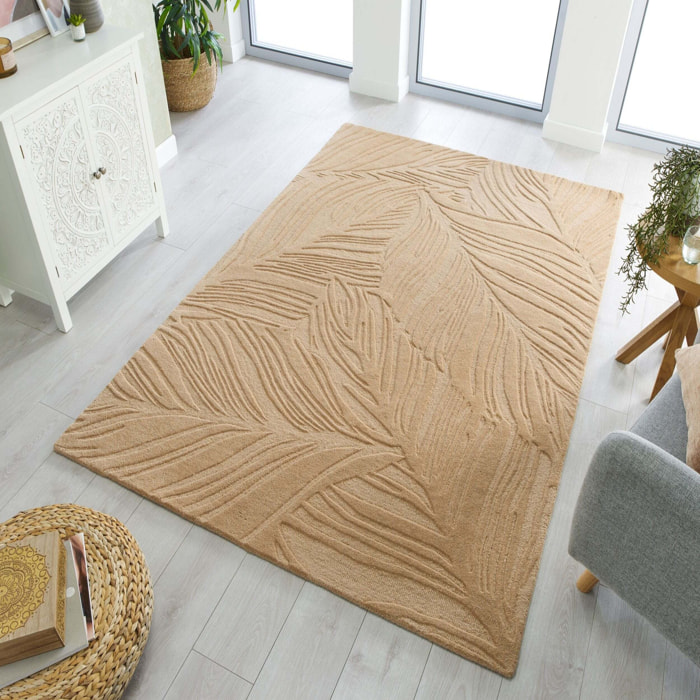 Tapis en laine FEUILLAGE