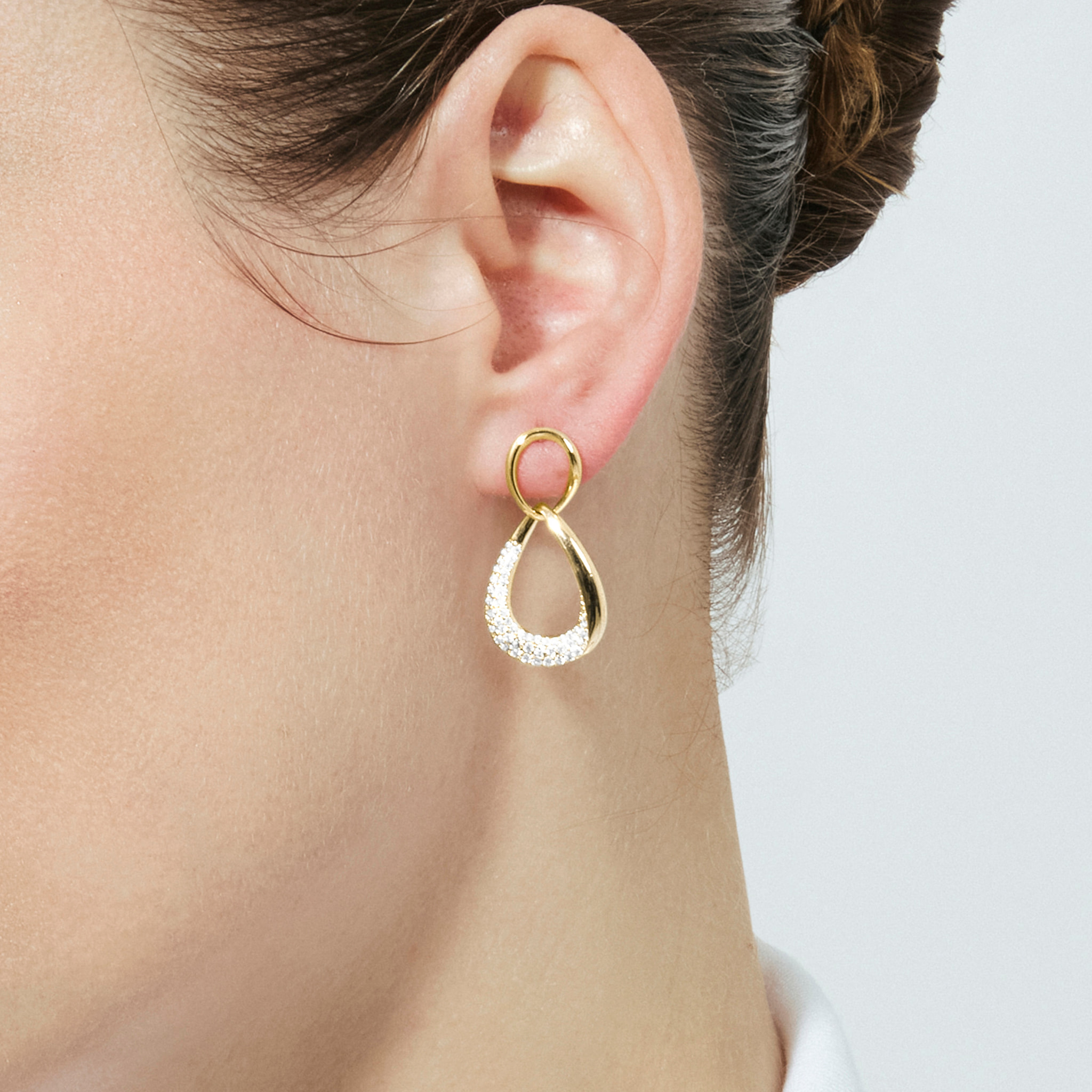 Pendientes Syroth acabado oro amarillo 18k