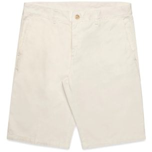 Kappa - Pantaloni Corti Uomo Bianco - Oris
