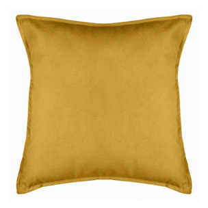 Coussin "Lilou" - jaune moutarde 45x45 cm