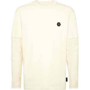 PHILIPP PLEIN Camiseta Cuello Redondo Ls CREST