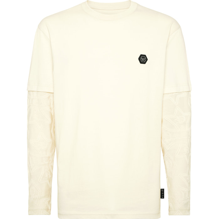 PHILIPP PLEIN Camiseta Cuello Redondo Ls CREST