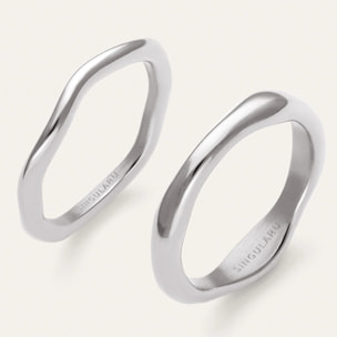 Anello Set di 2 Anelli Nea Acier