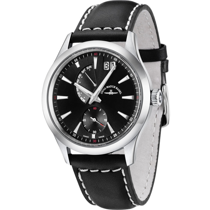 Reloj Zeno 6662-7004Q-G1 Hombre Analogico Cuarzo con Correa de Cuero