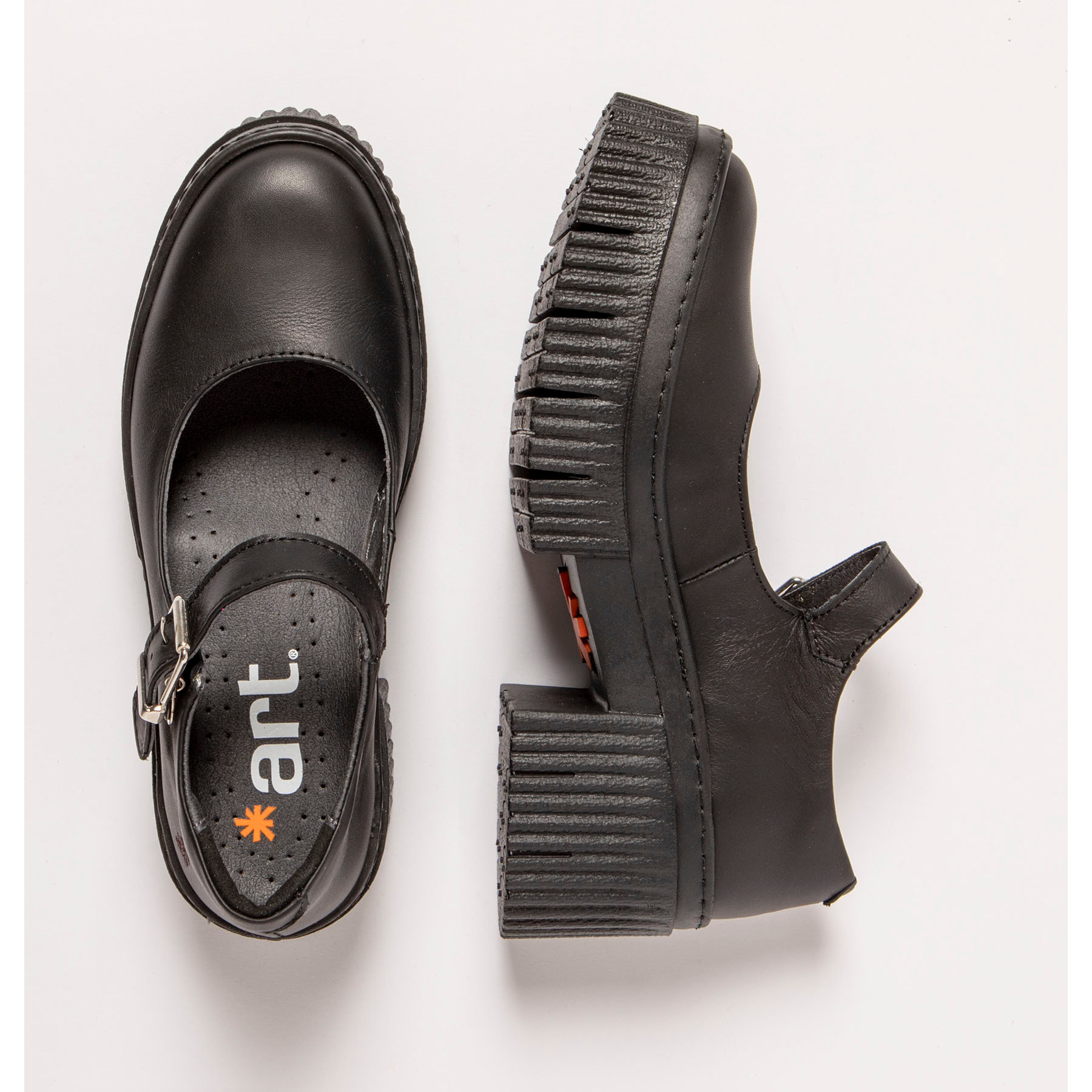 Zapatos con tacón 1373 NAPPA BLACK/YORK color Black