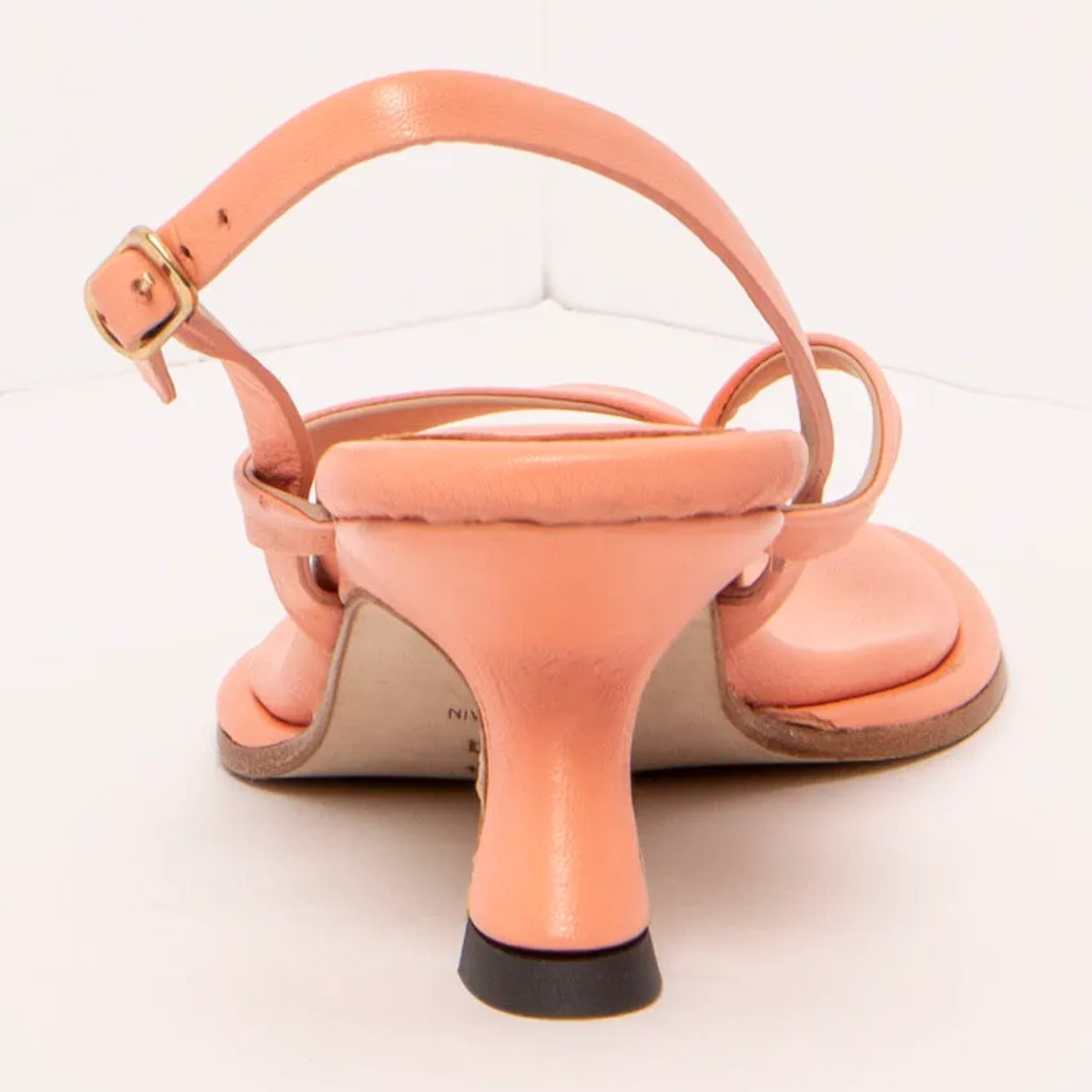 Sandalias con tacón S3166 NAPPA PEACH PINK/ GLERA color Peach pink