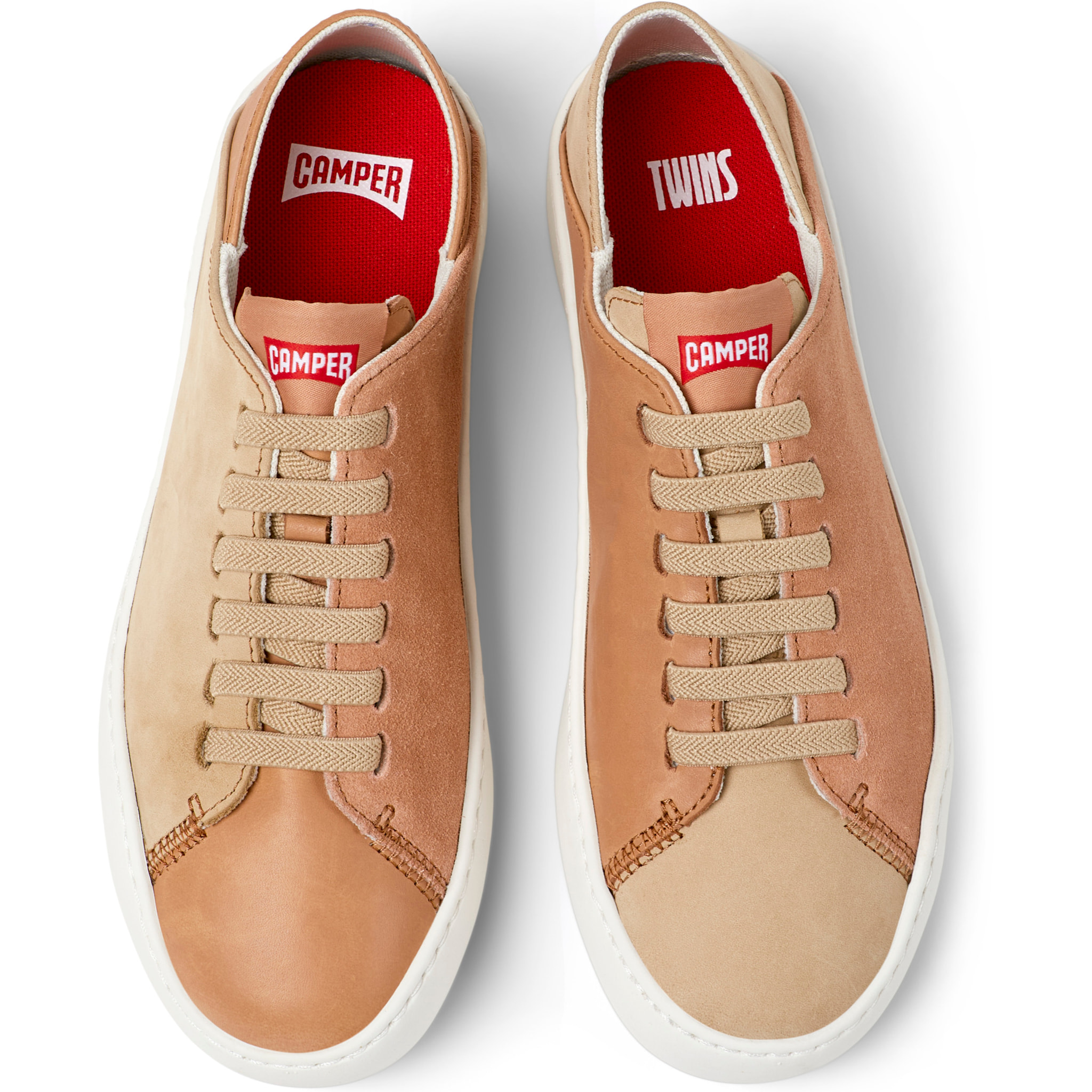 Sneakers - CAMPER G3D Peu Touring Twins - Beige - Pelle liscia