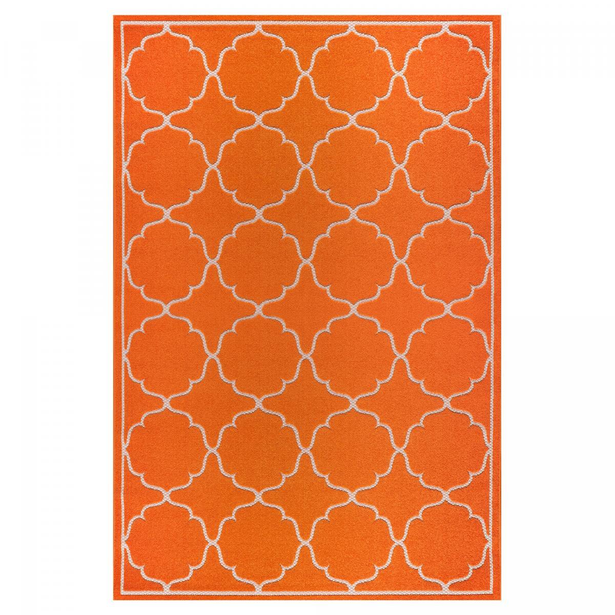 Tapis extérieur tissé kilim rectangle CULA