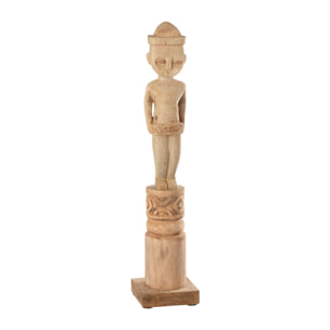 J-Line figurine Africain Debout - bois - naturel - small