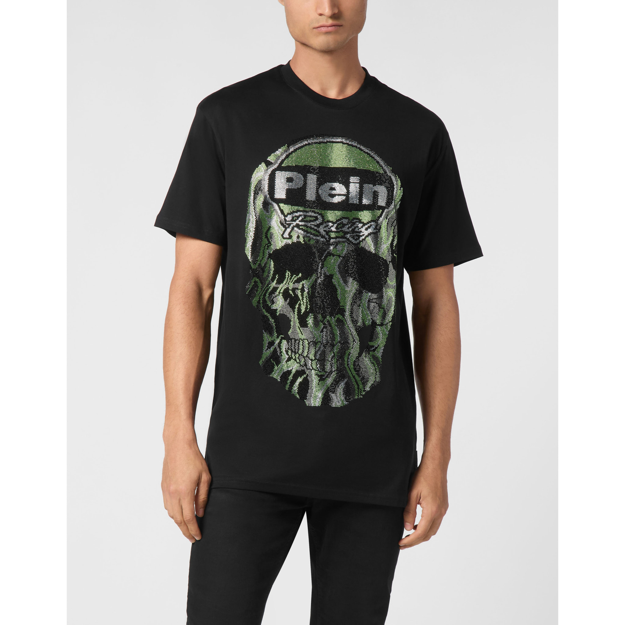 PHILIPP PLEIN T-Shirt Round Neck SKULL