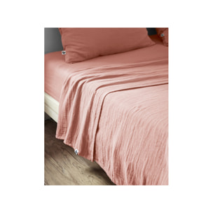 Drap plat en gaze de coton 240 x 300 cm - GAIA