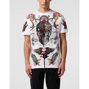 PHILIPP PLEIN Round Neck T-Shirt Tattoo Stones