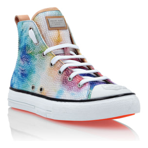 PHILIPP PLEIN Zapatillas altas TIE DYE