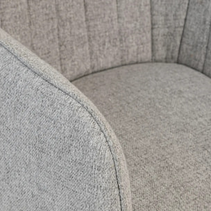 Fauteuil "Visoca" gris