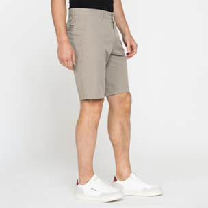 PANTALONE CORTO CHINO IN LEGGERA GABARDINA DI COTONE