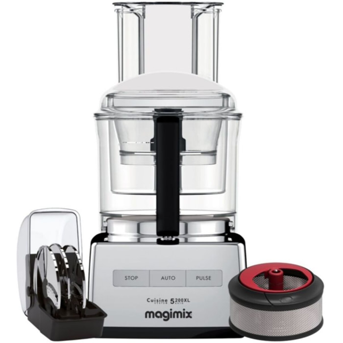 Robot multifonction MAGIMIX CS 5200 XL Premium Chrome Brillant