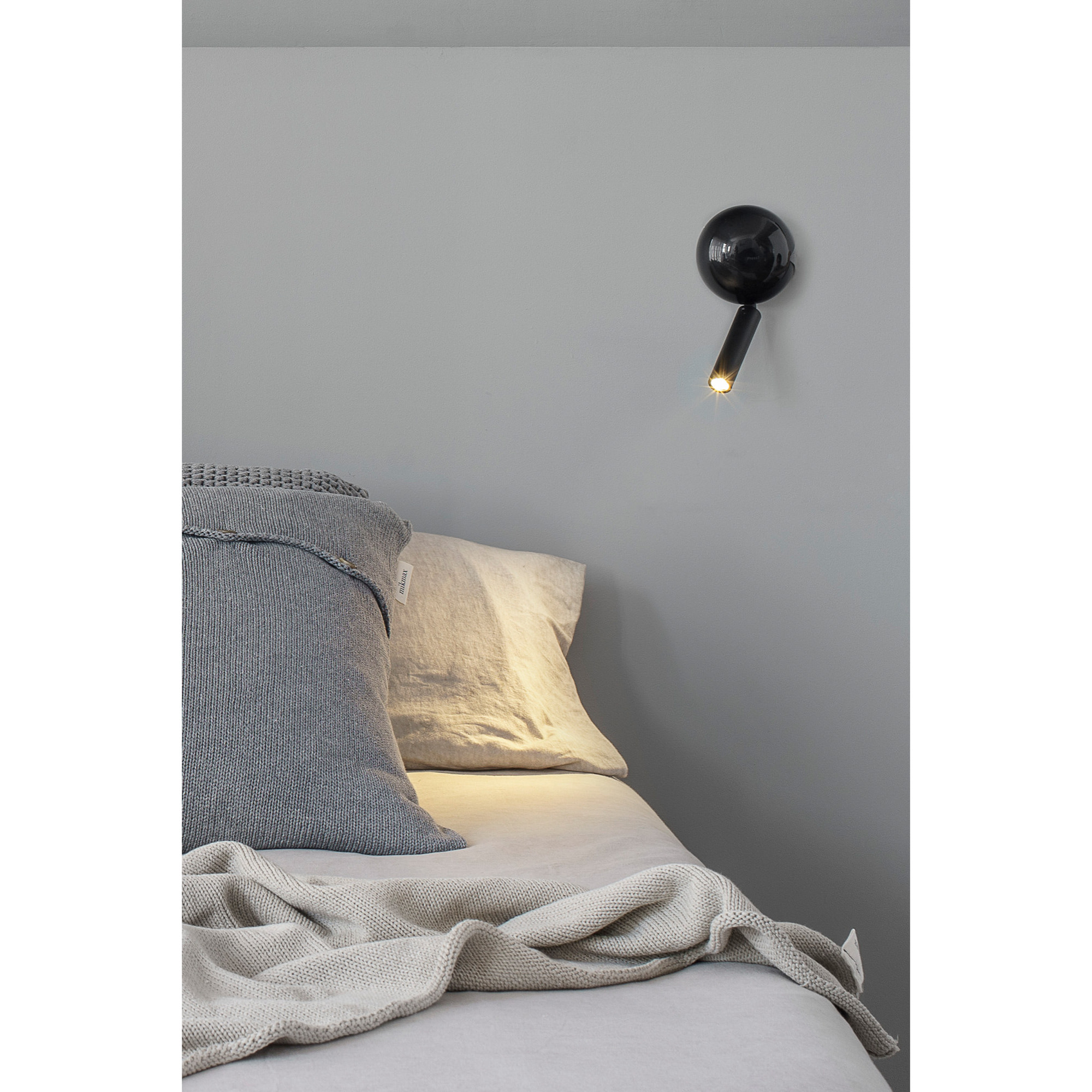 PRESS Lampe applique lecteur noir