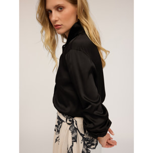 Motivi - Camicia satin - Nero