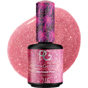 Vernis semi-permanent - 246 Mermaid Pink - 15 ml