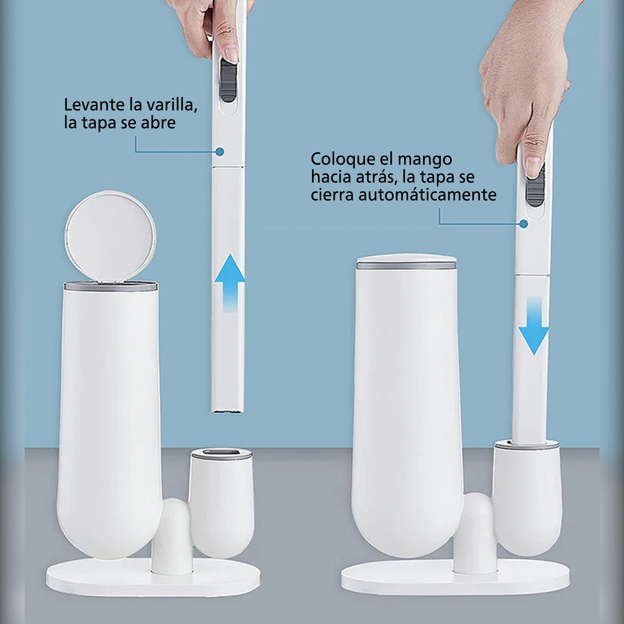 Sistema de limpieza de inodoro desechable