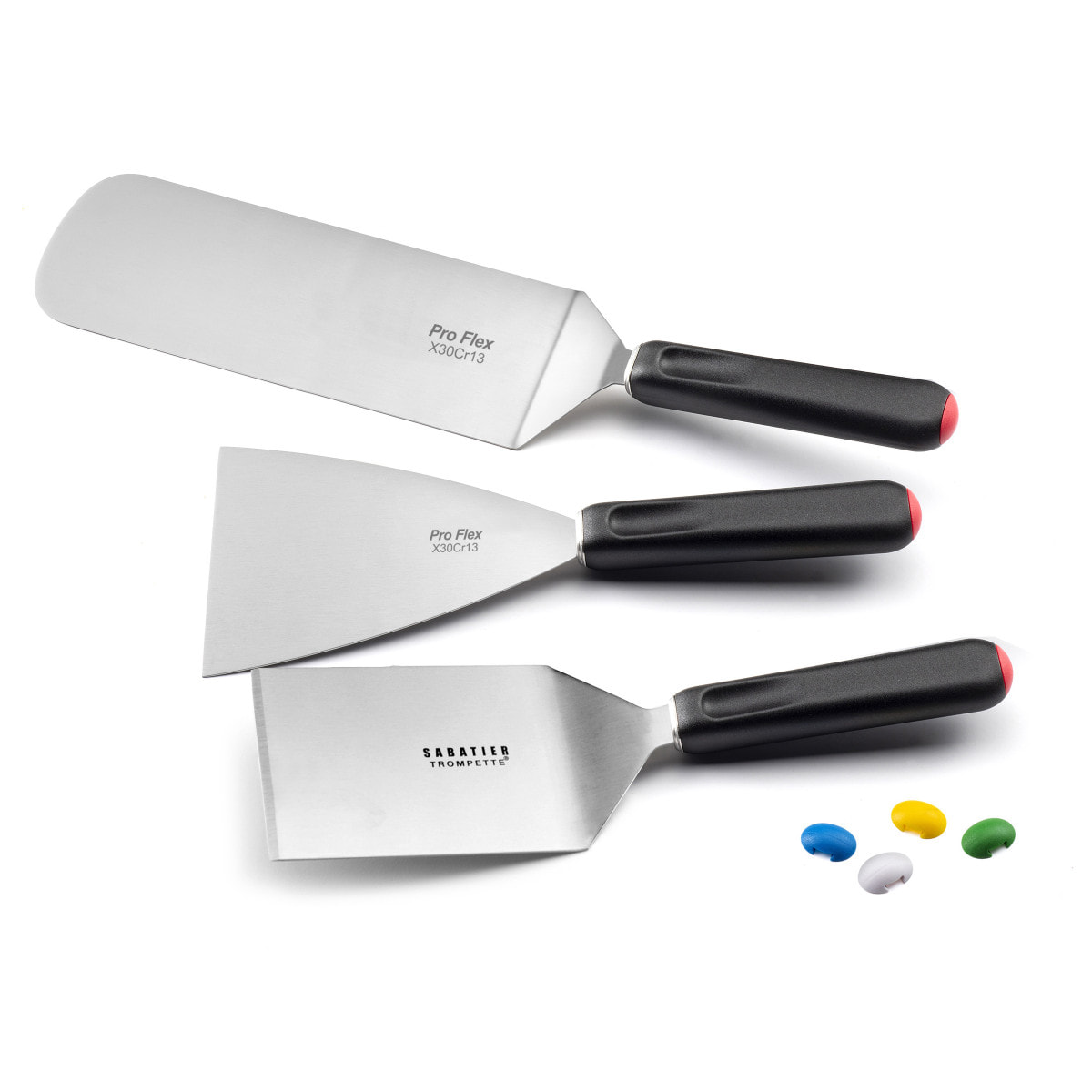 Pro Flex - Juego de 3 espátulas para la barbacoa