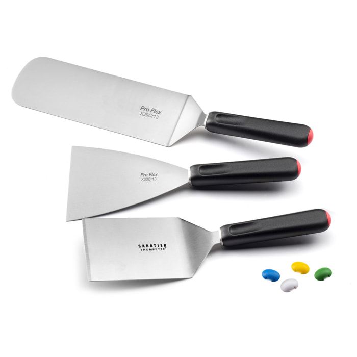 Pro Flex - Juego de 3 espátulas para la barbacoa