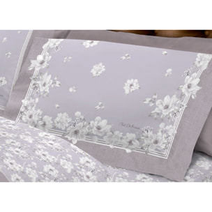 Completo Lenzuola In Calda Flanella Made In Italy Linea Europa Marsiglia Beige