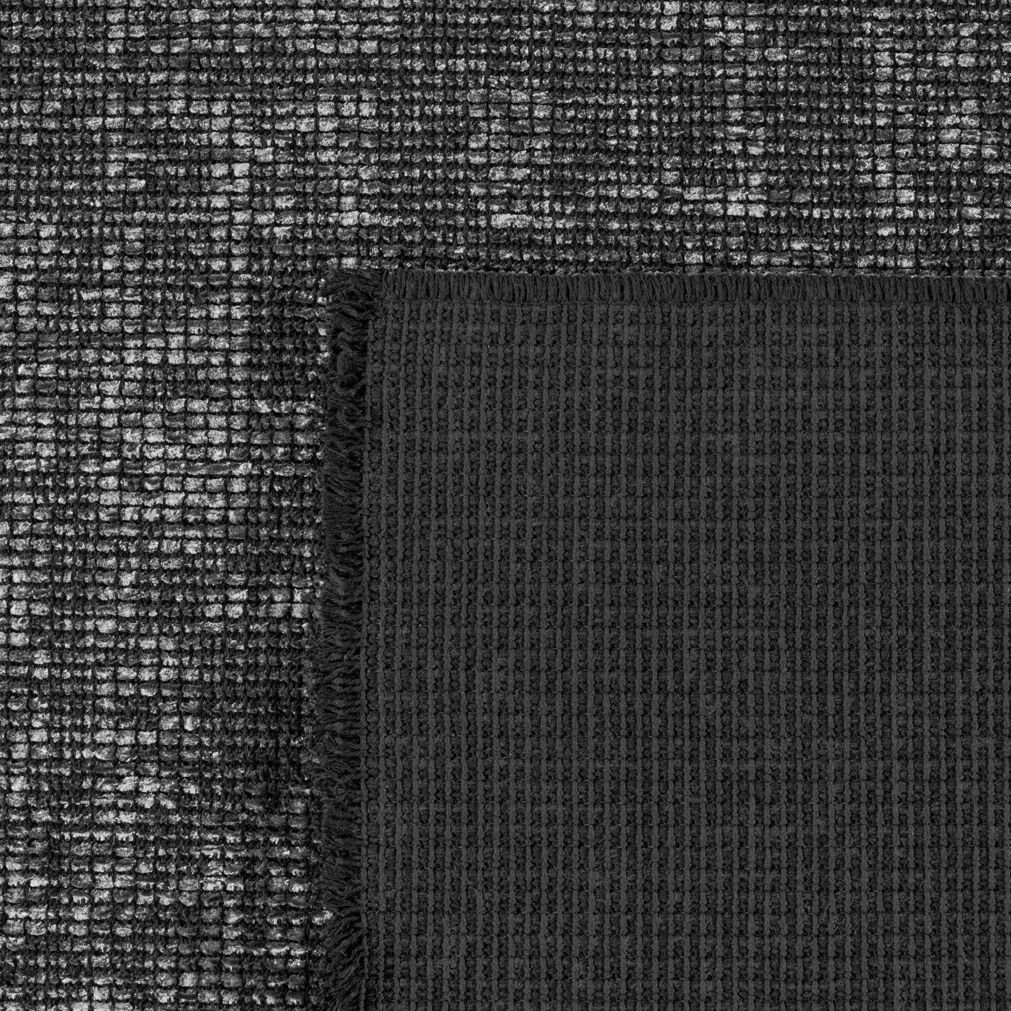 MIRA - Tapis de salon gris au design abstrait