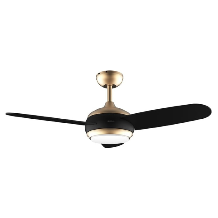 Ventilador de techo con luz EnergySilence Aero 4265 GoldBlack Cecotec