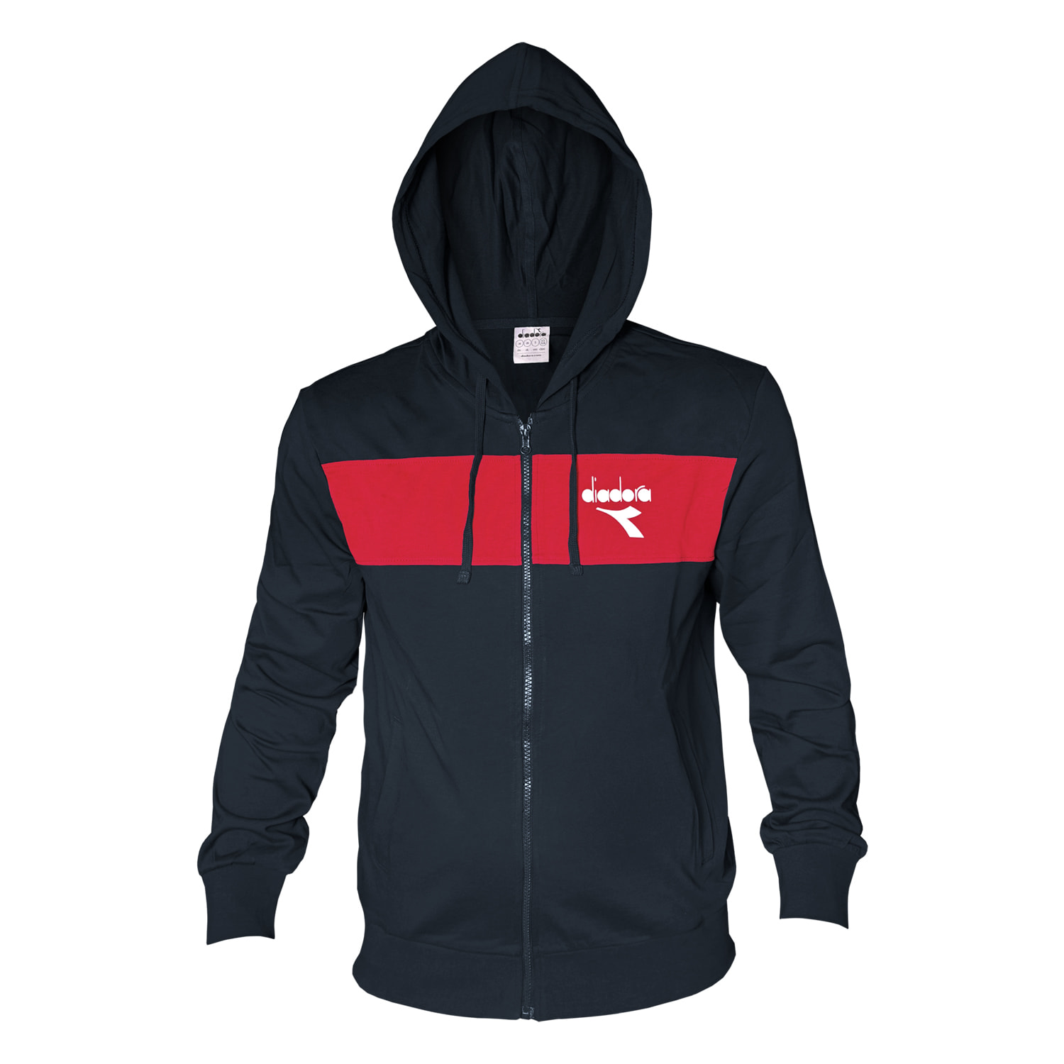 Tuta Uomo DIADORA Cotone Leggero Full Zip - Cappuccio Art.072
