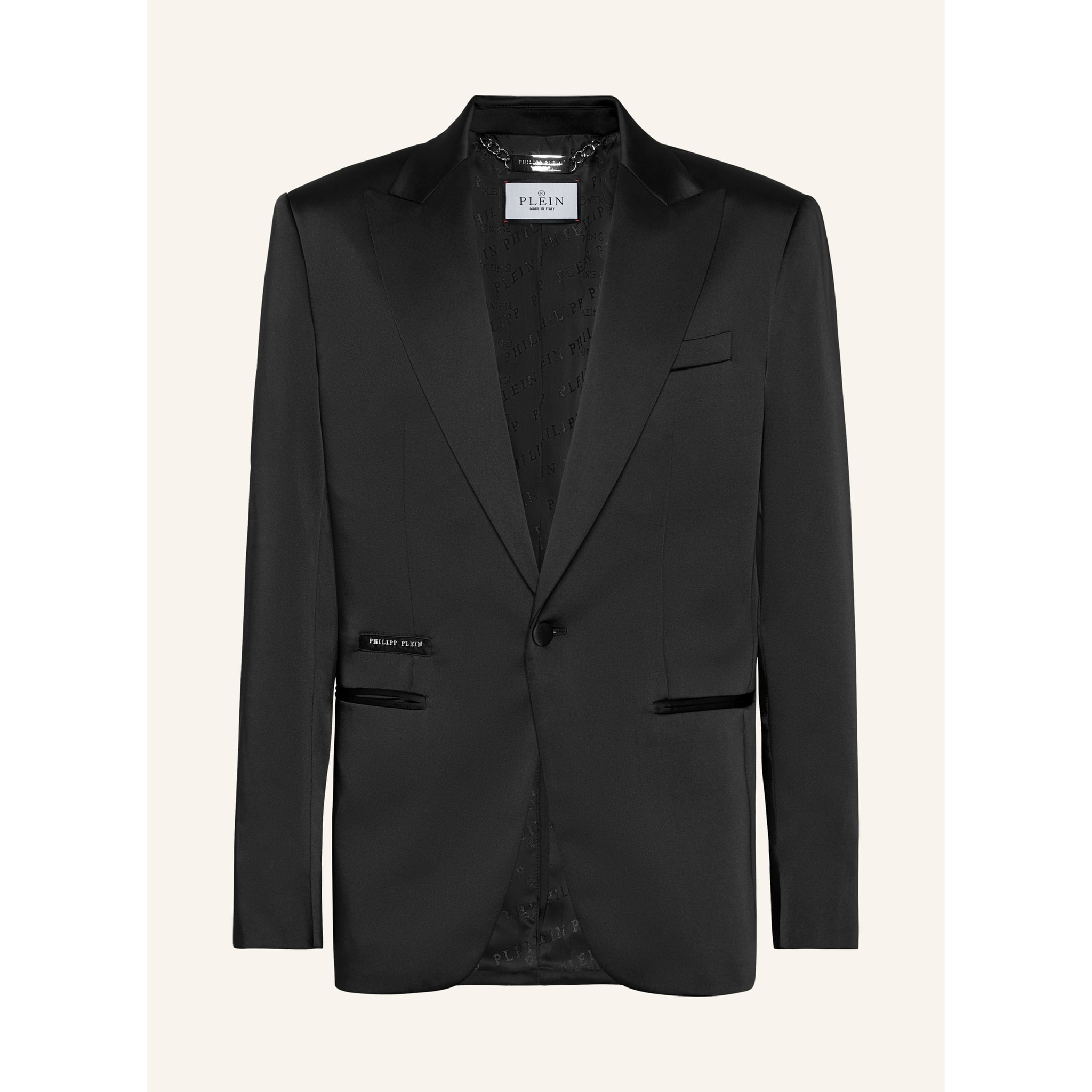 PHILIPP PLEIN One-Button Blazer Slim Fit