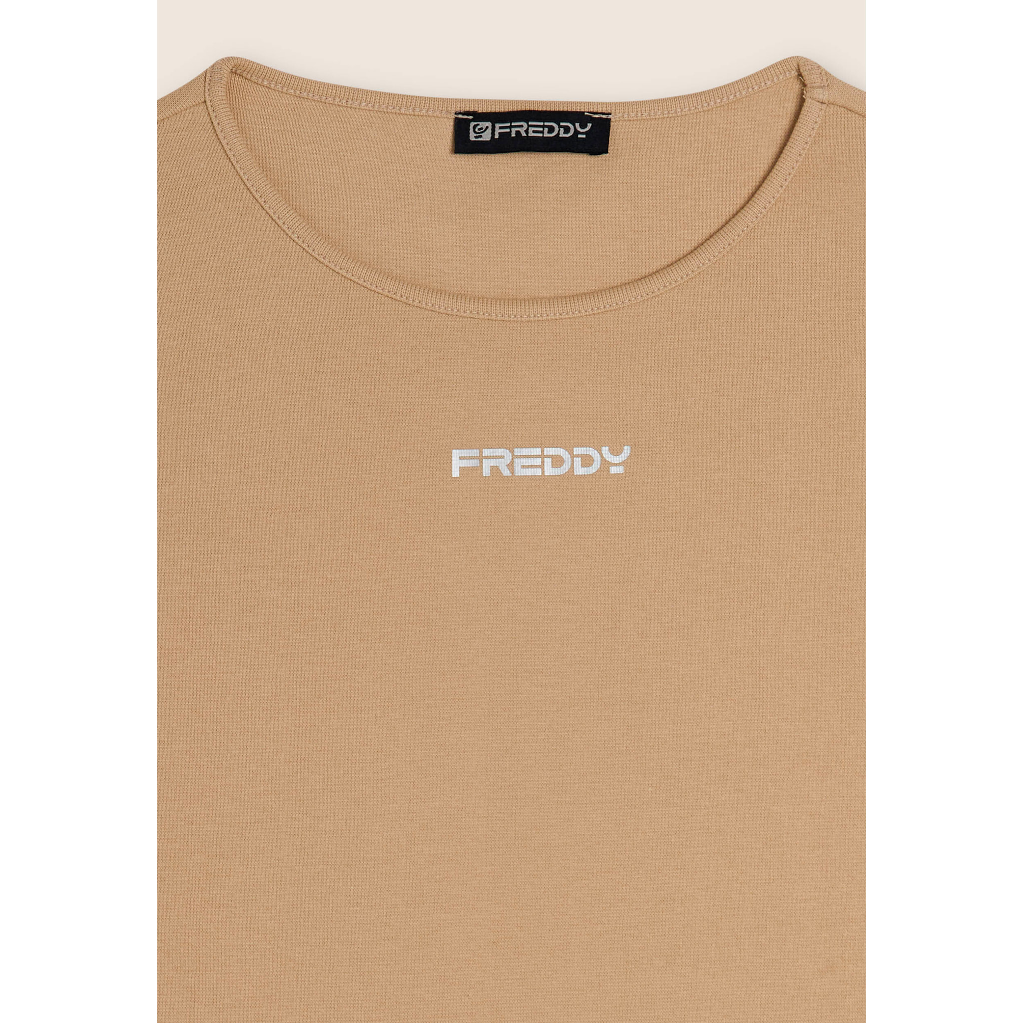 T-shirt in jersey leggero elasticizzato