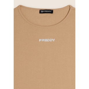 T-shirt in jersey leggero elasticizzato