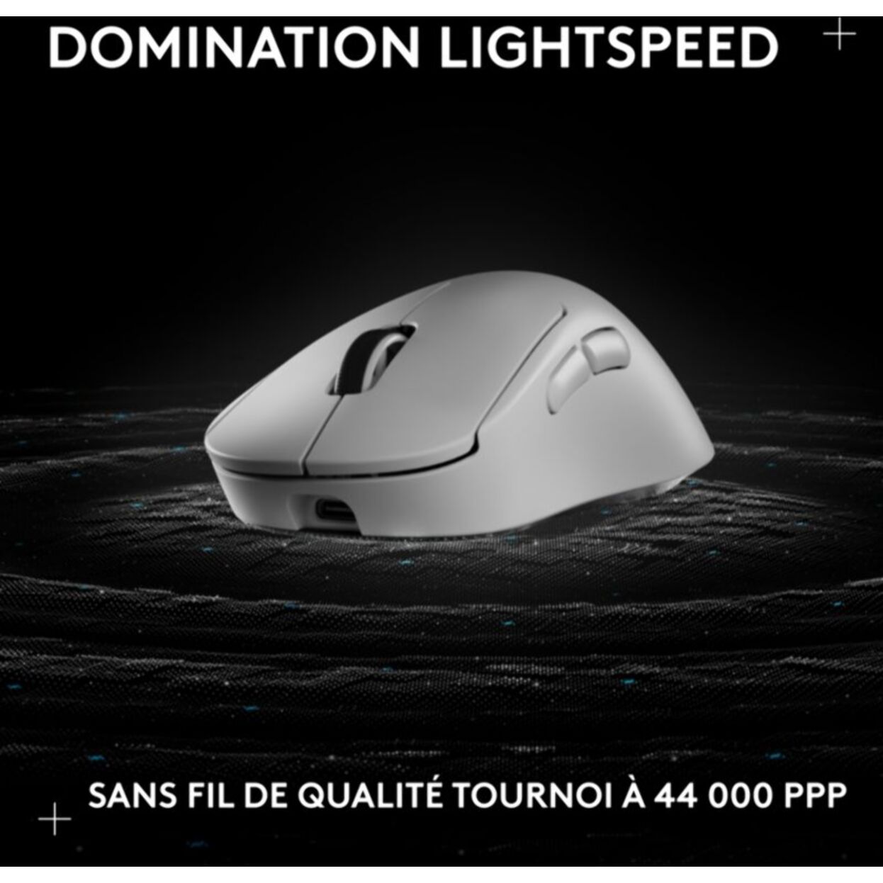 Souris Gamer Sans Fil LOGITECH PRO X SUPERLIGHT2 DEX LIGHTSPEED Blan