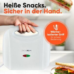 Appareil à Sandwich / Croque-monsieur Blanc Clatronic ST3813-Blanc