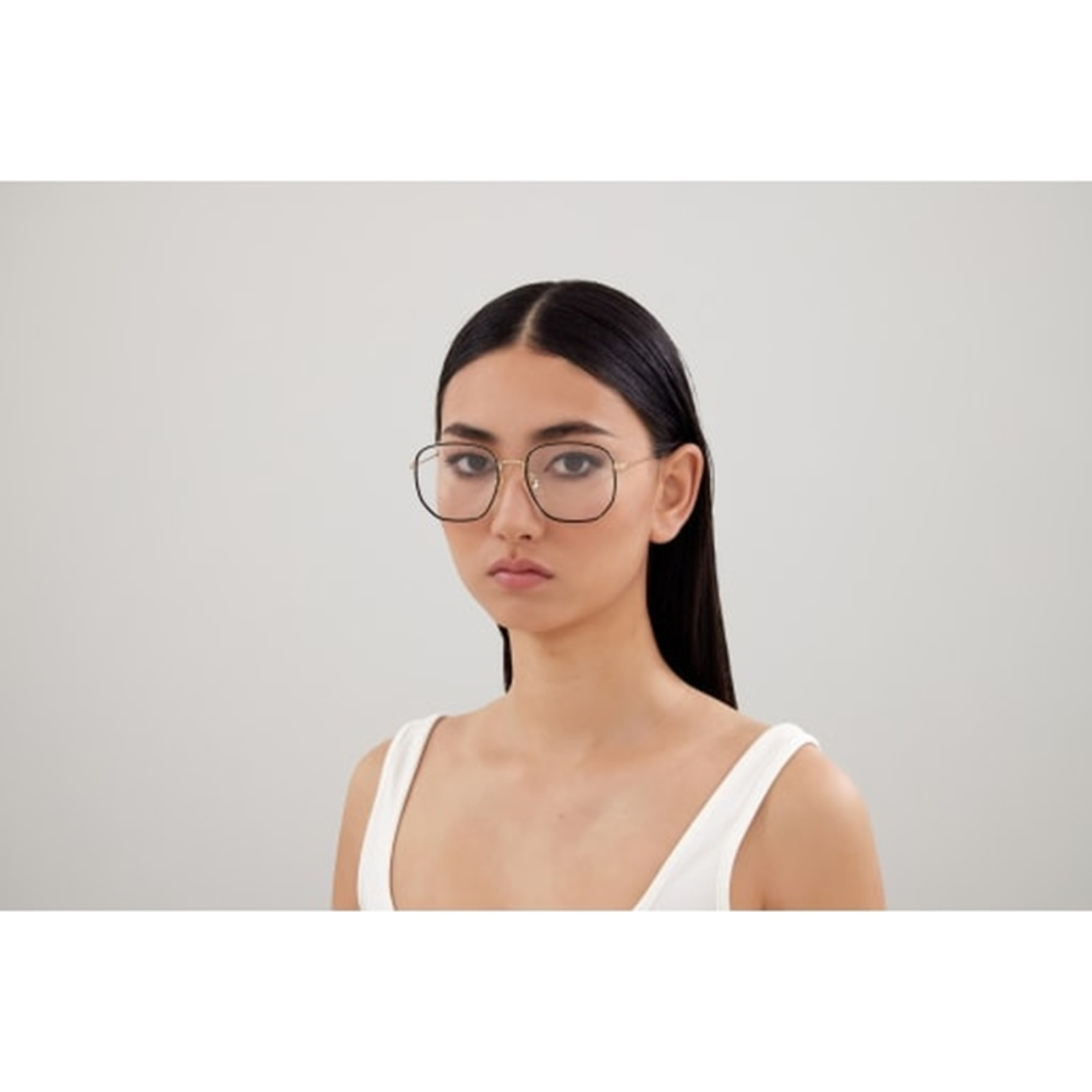 Gafas de Vista Gucci GG1197OA-001 de Metal Mujer 56 mm