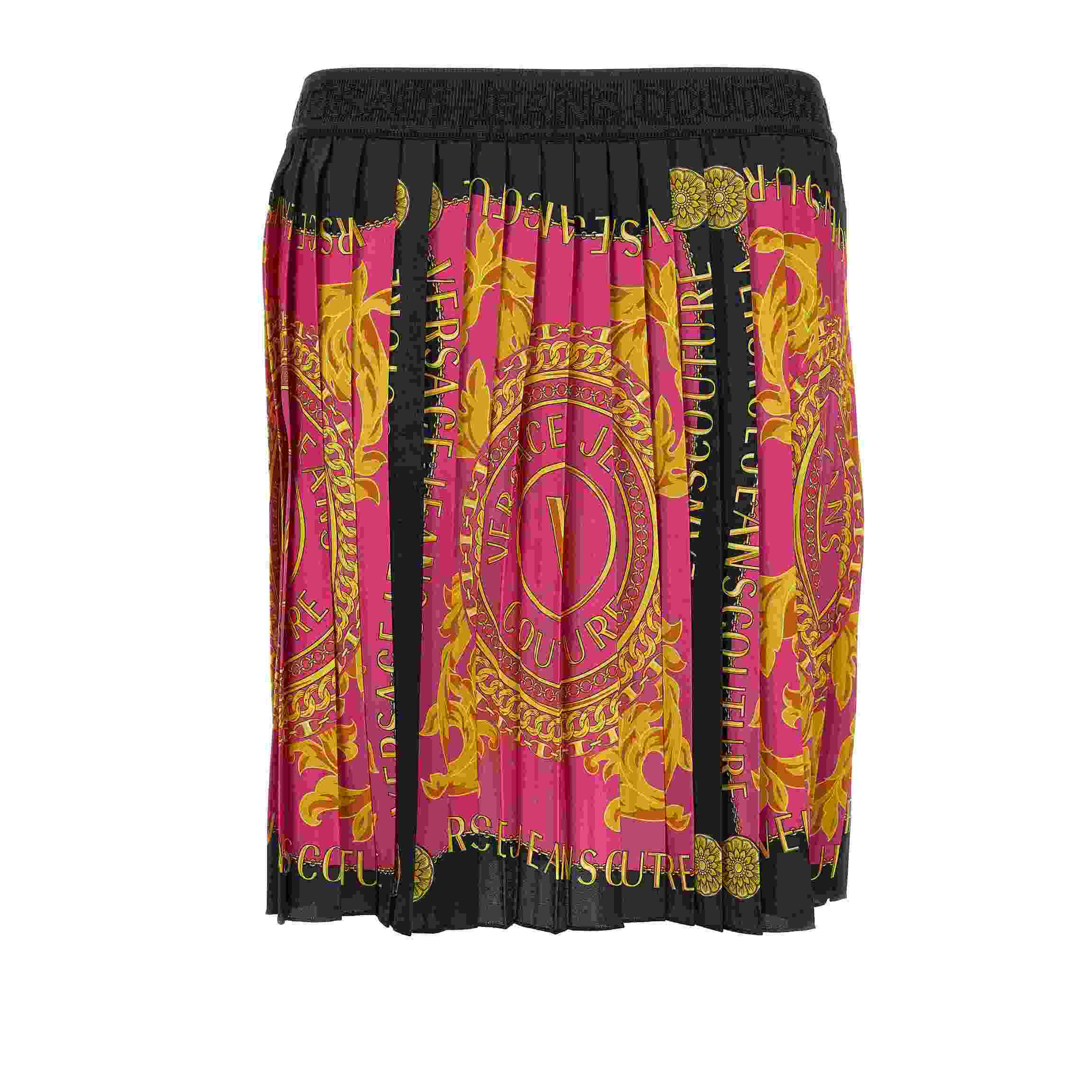 Versace Jeans Couture Logo Couture di Versace Jeans Couture Gonna plissettata Couture