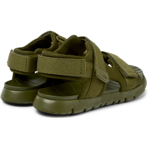 Sandalias - CAMPER Oruga - Verde - Textil técnico (poliéster reciclado)